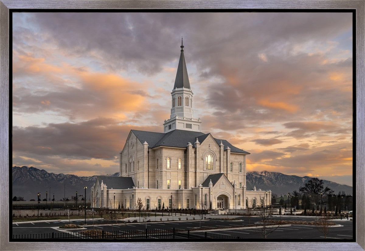 Taylorsville Utah Warm Evening Glow