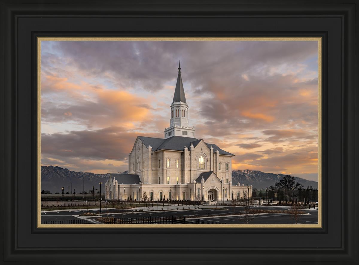 Taylorsville Utah Warm Evening Glow