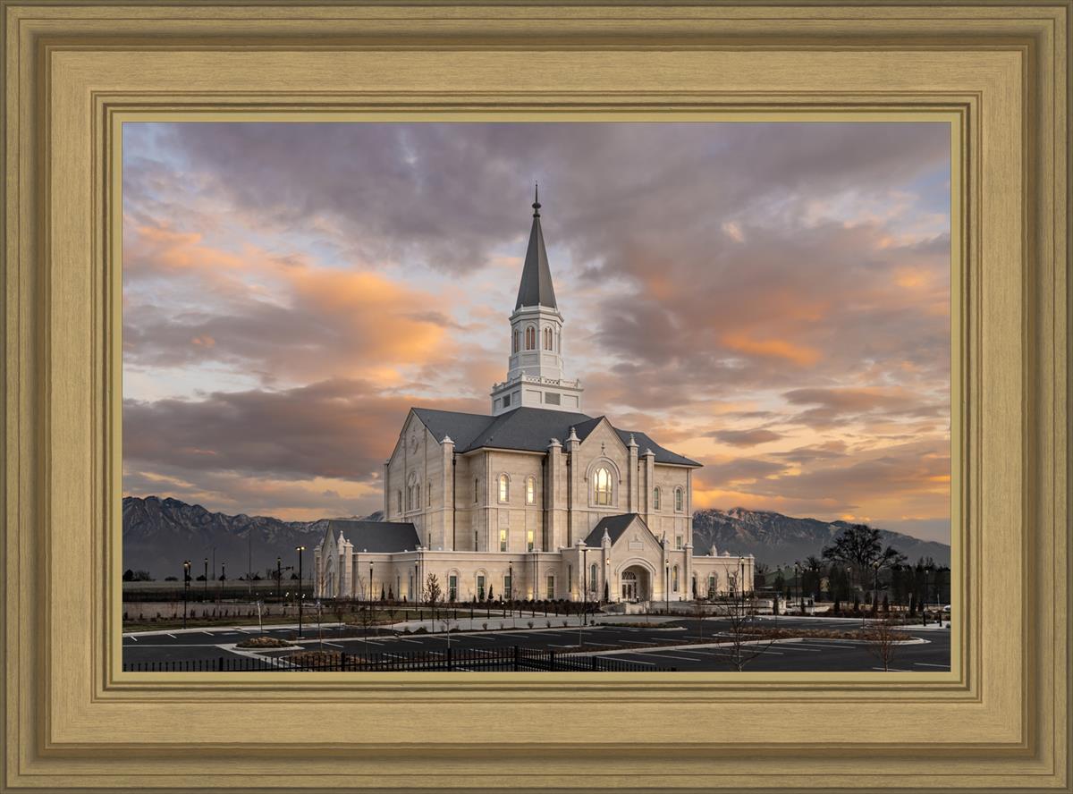 Taylorsville Utah Warm Evening Glow