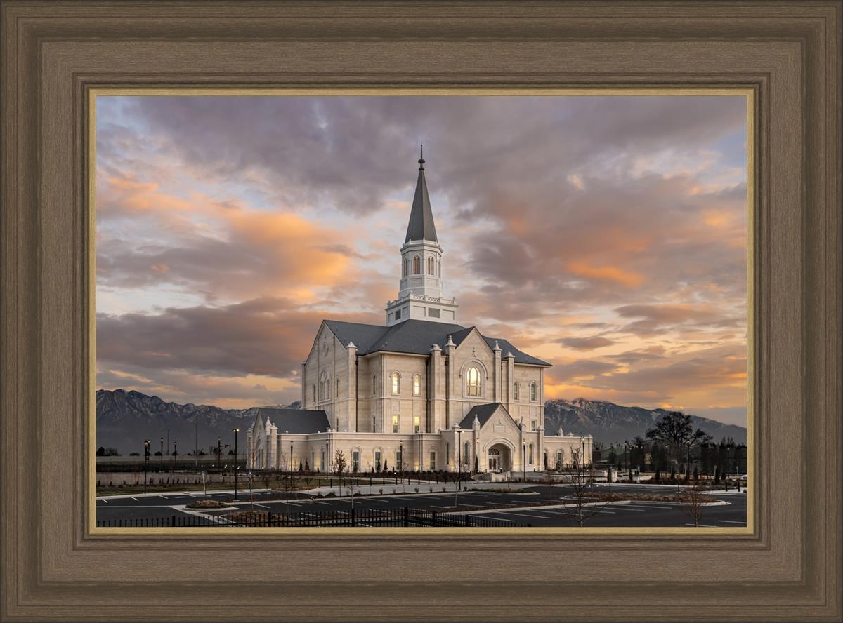 Taylorsville Utah Warm Evening Glow