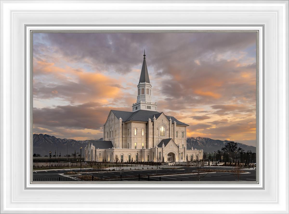 Taylorsville Utah Warm Evening Glow