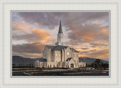 Taylorsville Utah Warm Evening Glow