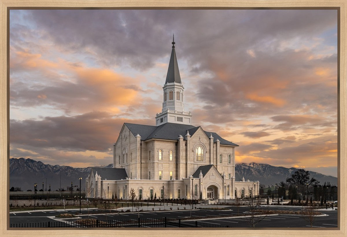 Taylorsville Utah Warm Evening Glow