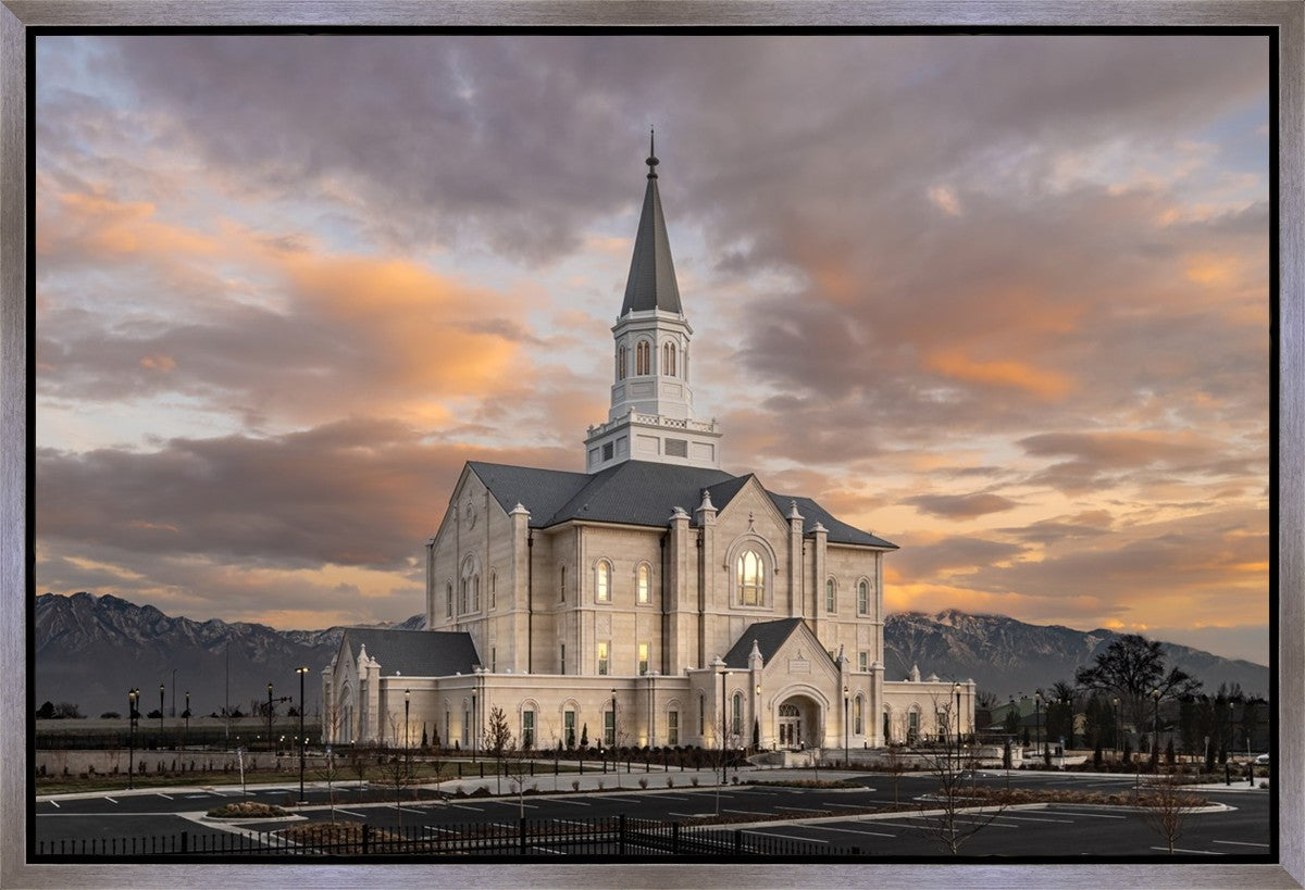 Taylorsville Utah Warm Evening Glow