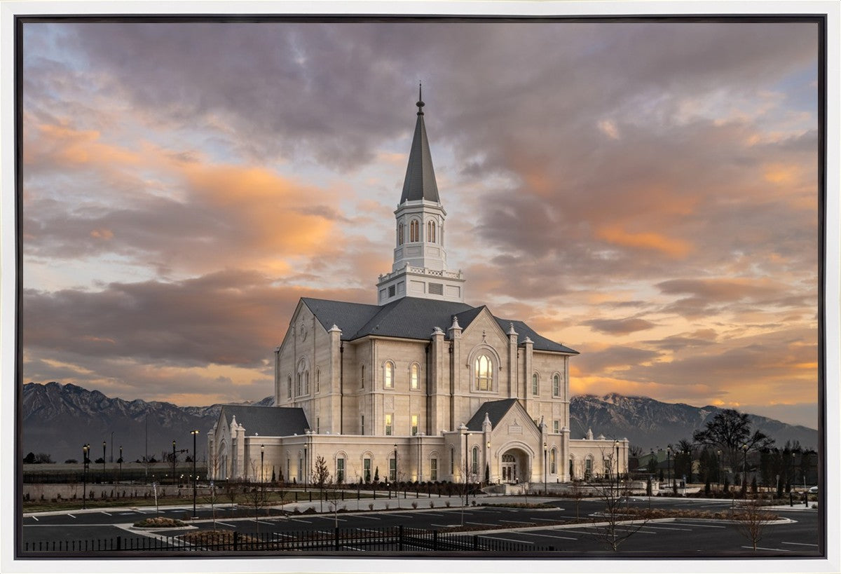 Taylorsville Utah Warm Evening Glow