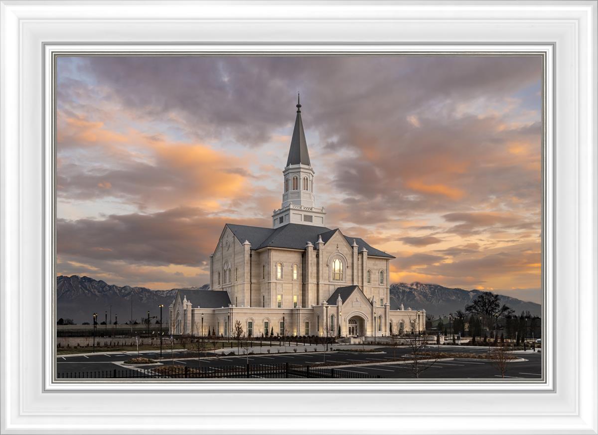 Taylorsville Utah Warm Evening Glow
