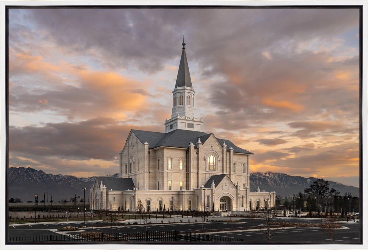 Taylorsville Utah Warm Evening Glow