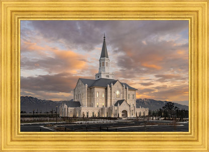 Taylorsville Utah Warm Evening Glow