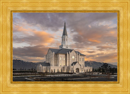 Taylorsville Utah Warm Evening Glow