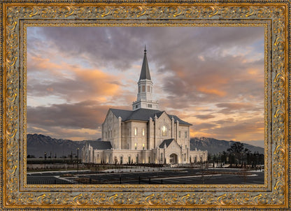 Taylorsville Utah Warm Evening Glow