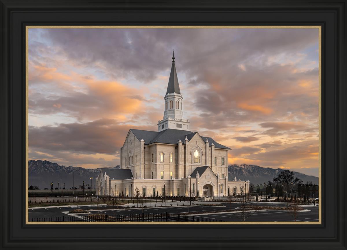 Taylorsville Utah Warm Evening Glow