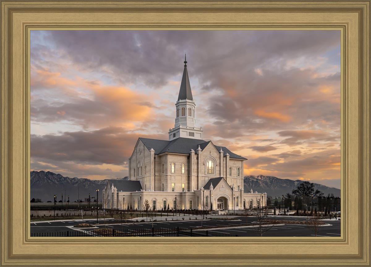 Taylorsville Utah Warm Evening Glow
