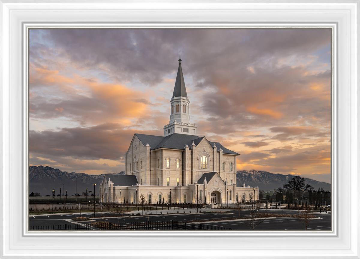 Taylorsville Utah Warm Evening Glow