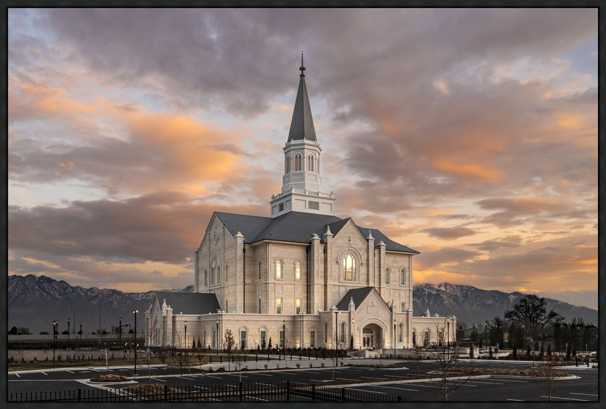 Taylorsville Utah Warm Evening Glow