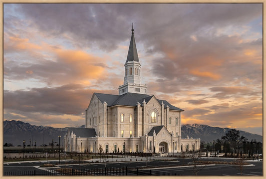Taylorsville Utah Warm Evening Glow