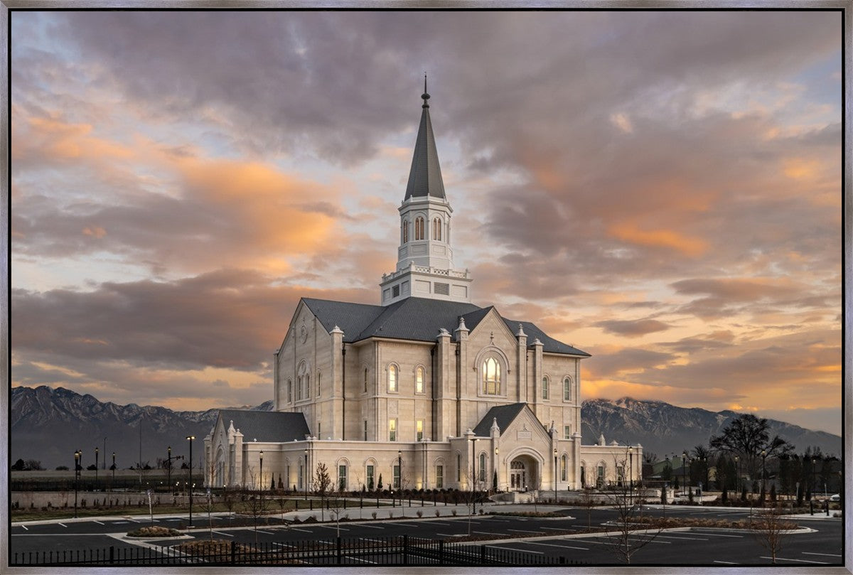 Taylorsville Utah Warm Evening Glow