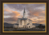 Taylorsville Utah Warm Evening Glow Large Wall Art