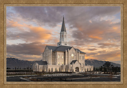 Taylorsville Utah Warm Evening Glow