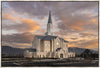 Taylorsville Utah Warm Evening Glow Large Wall Art