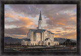 Taylorsville Utah Warm Evening Glow Large Wall Art