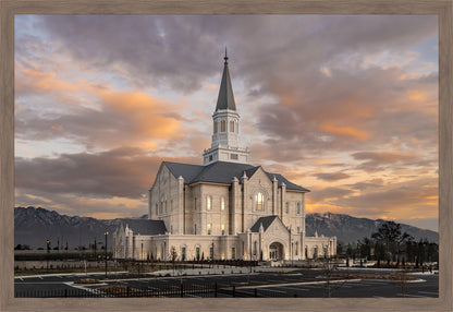 Taylorsville Utah Warm Evening Glow