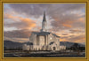 Taylorsville Utah Warm Evening Glow Large Wall Art