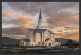 Taylorsville Utah Warm Evening Glow Large Wall Art