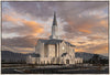 Taylorsville Utah Warm Evening Glow Large Wall Art