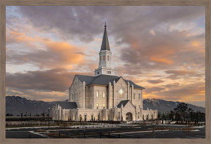 Taylorsville Utah Warm Evening Glow