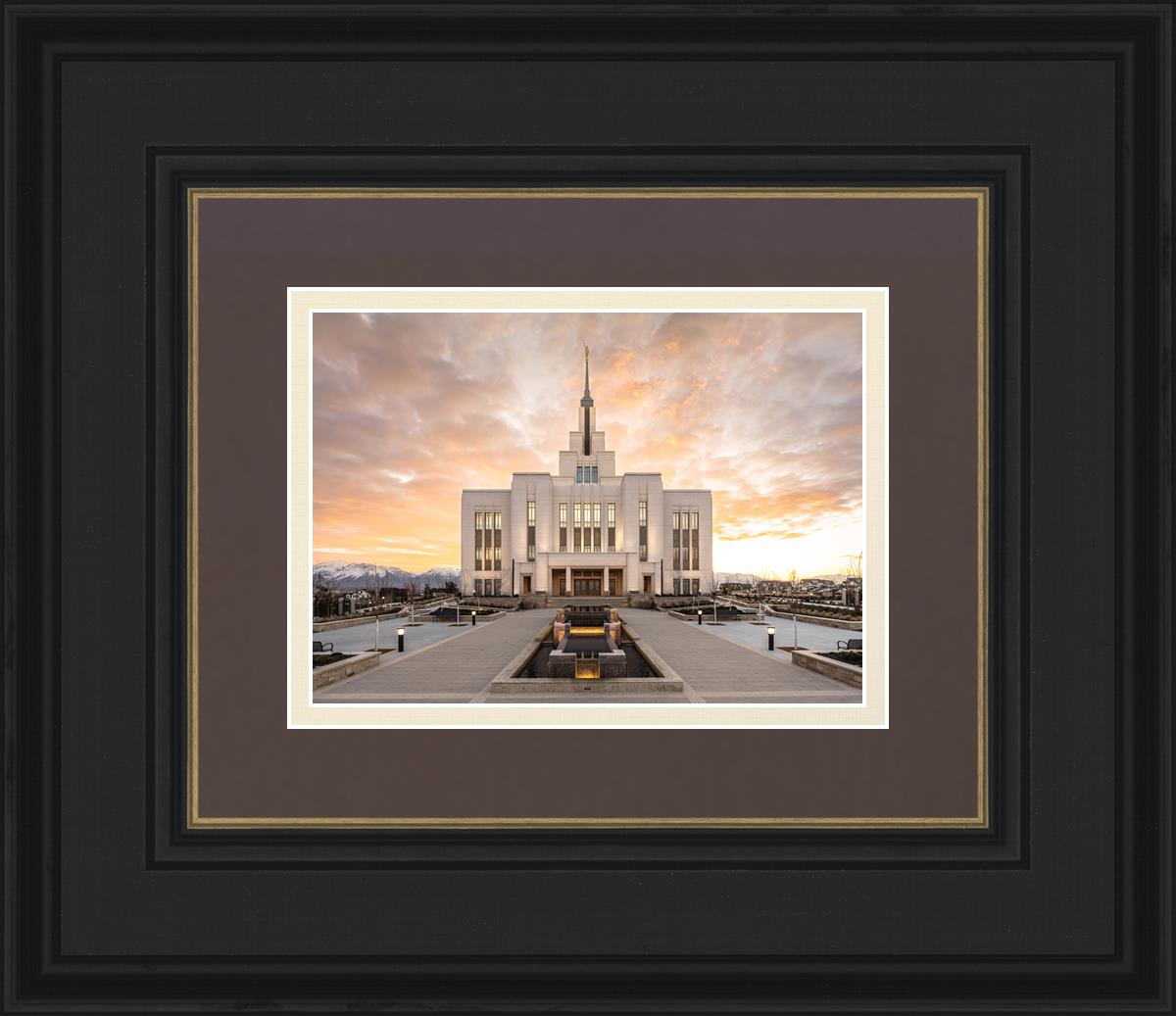Saratoga Springs Utah Golden Sunrise