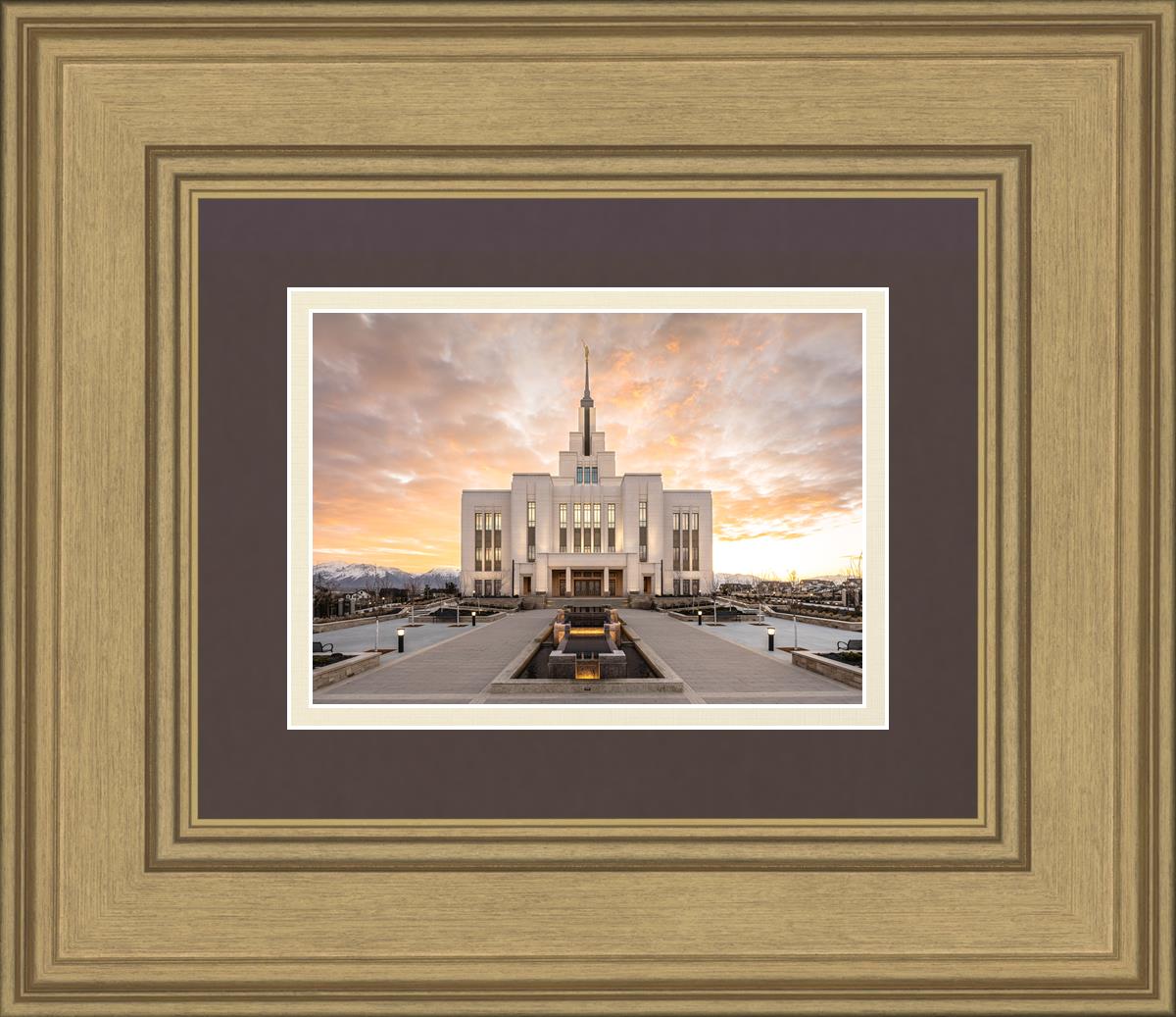 Saratoga Springs Utah Golden Sunrise