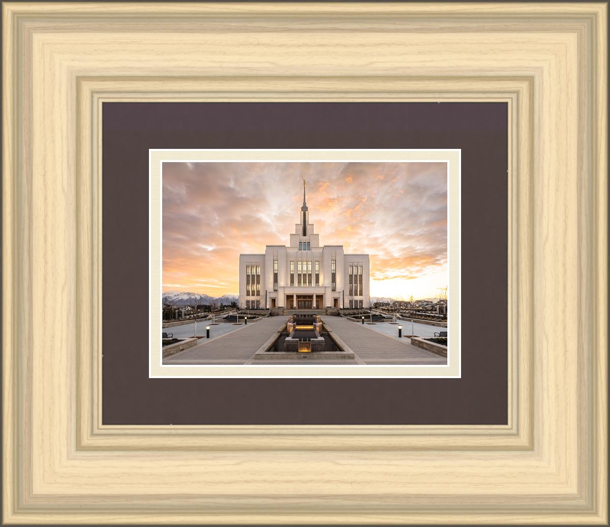 Saratoga Springs Utah Golden Sunrise