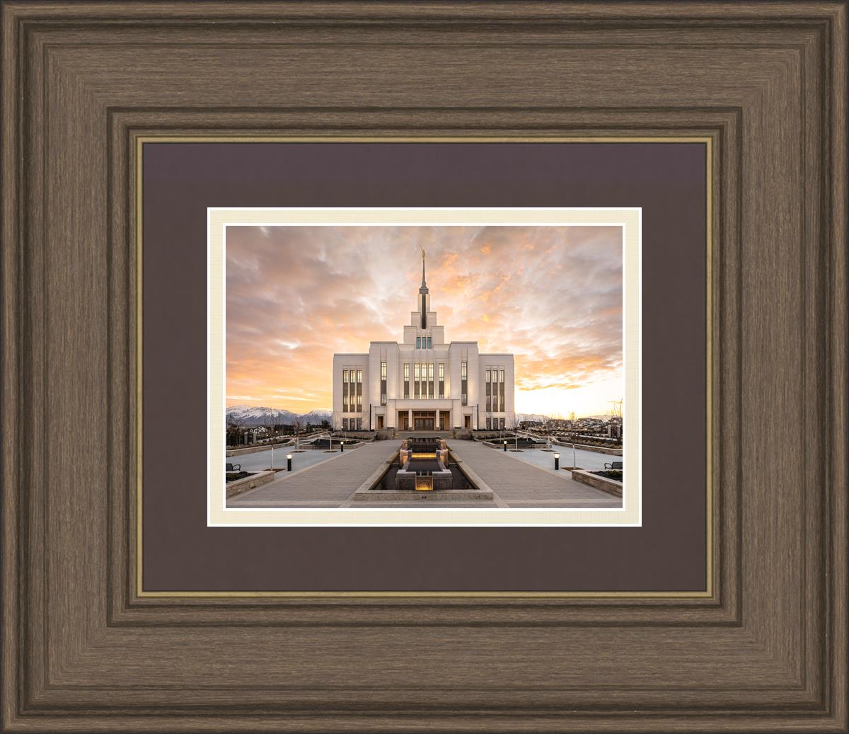 Saratoga Springs Utah Golden Sunrise