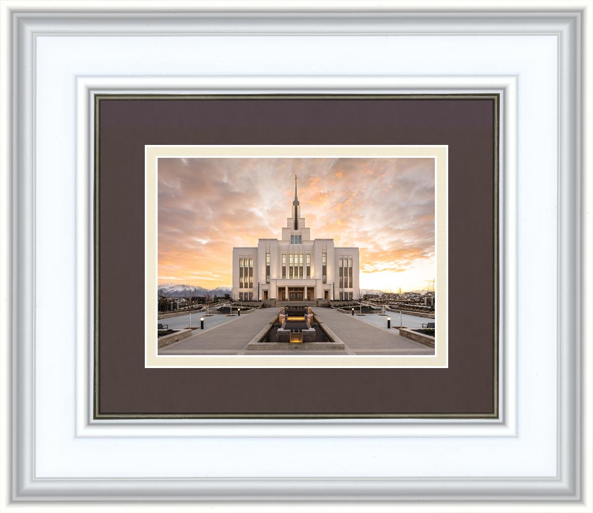 Saratoga Springs Utah Golden Sunrise