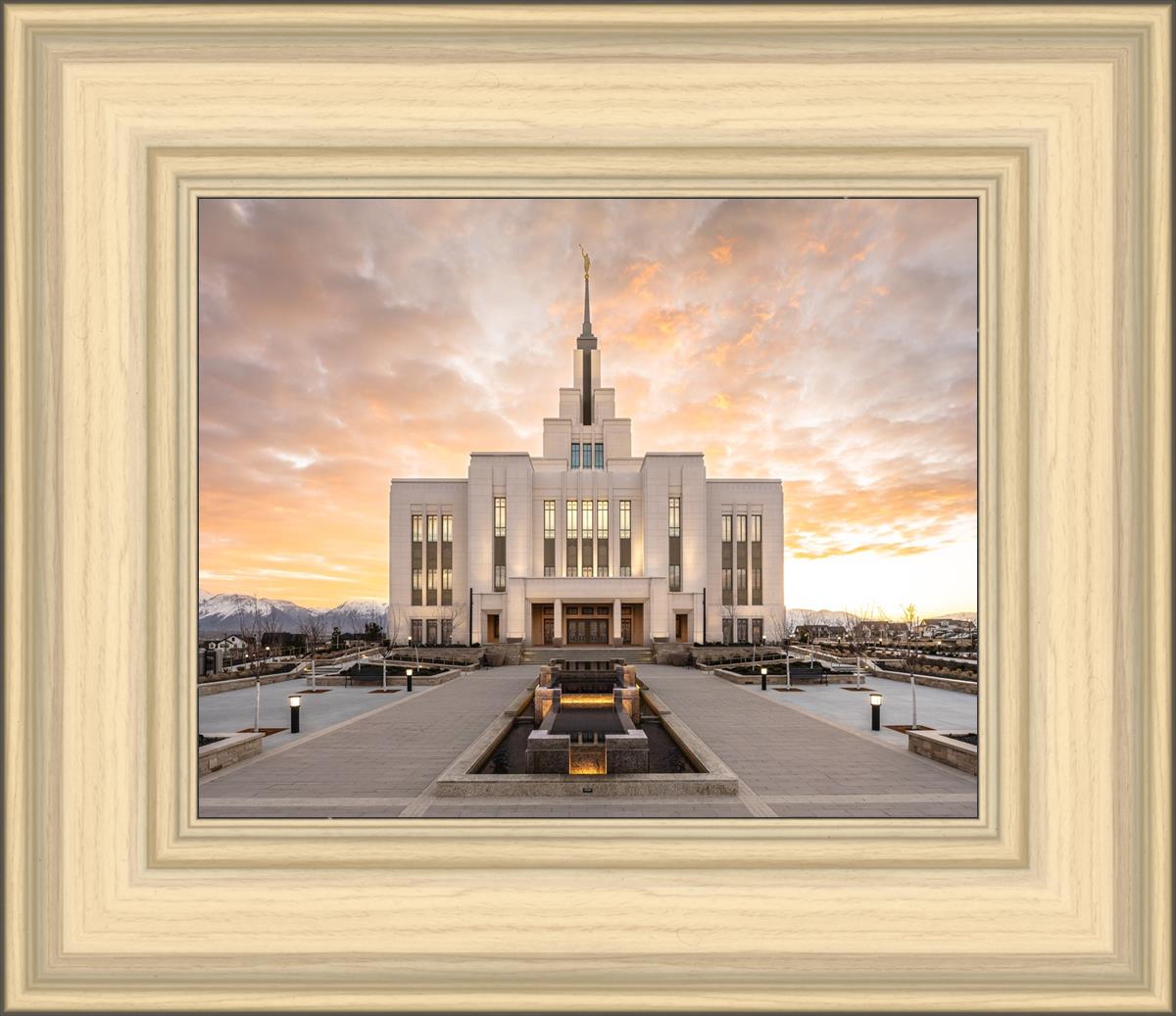 Saratoga Springs Utah Golden Sunrise