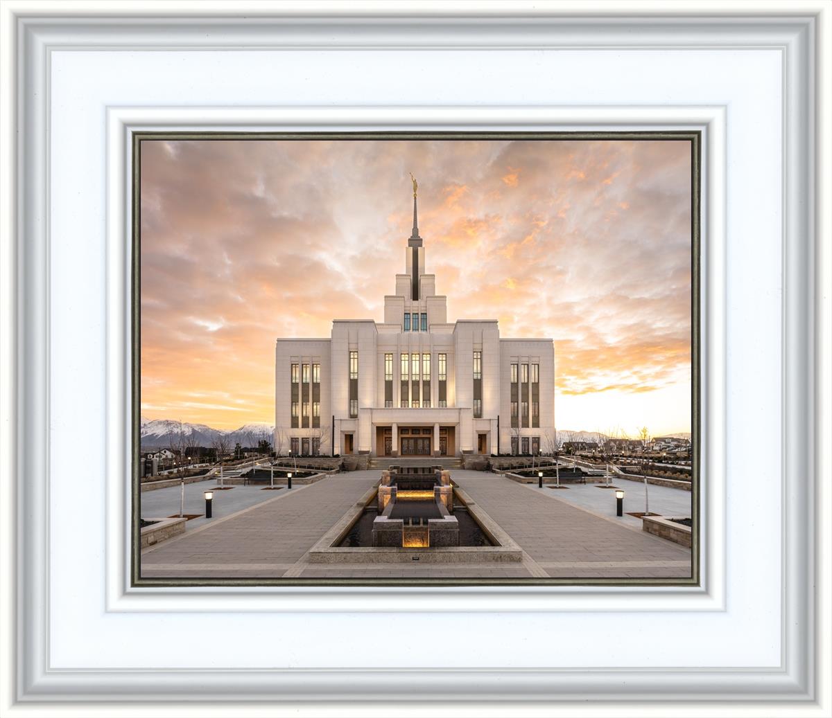 Saratoga Springs Utah Golden Sunrise