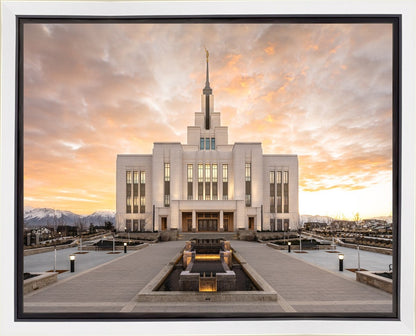 Saratoga Springs Utah Golden Sunrise