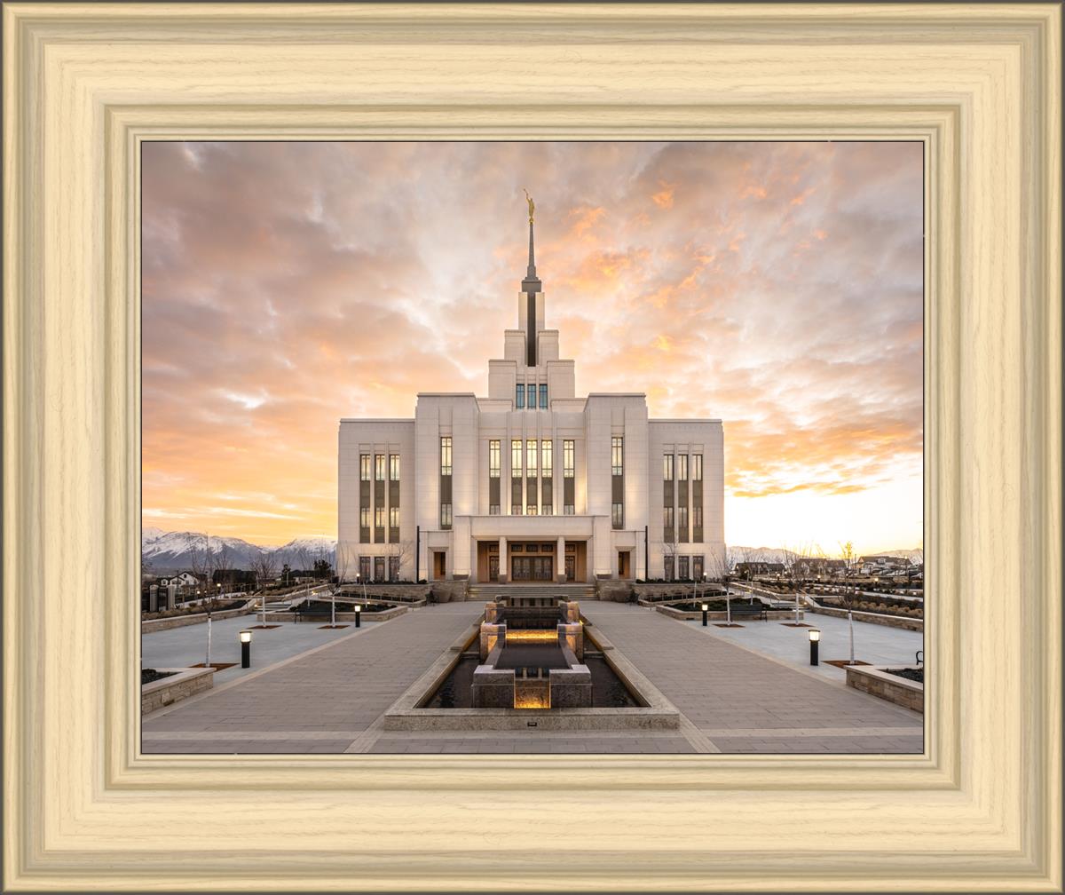 Saratoga Springs Utah Golden Sunrise