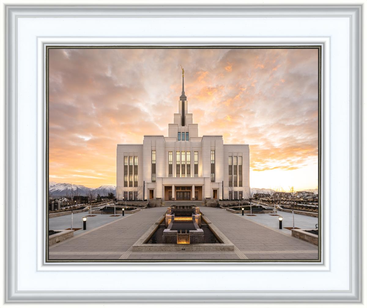 Saratoga Springs Utah Golden Sunrise