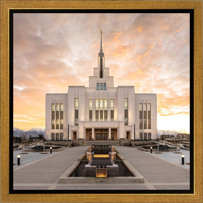 Saratoga Springs Utah Golden Sunrise