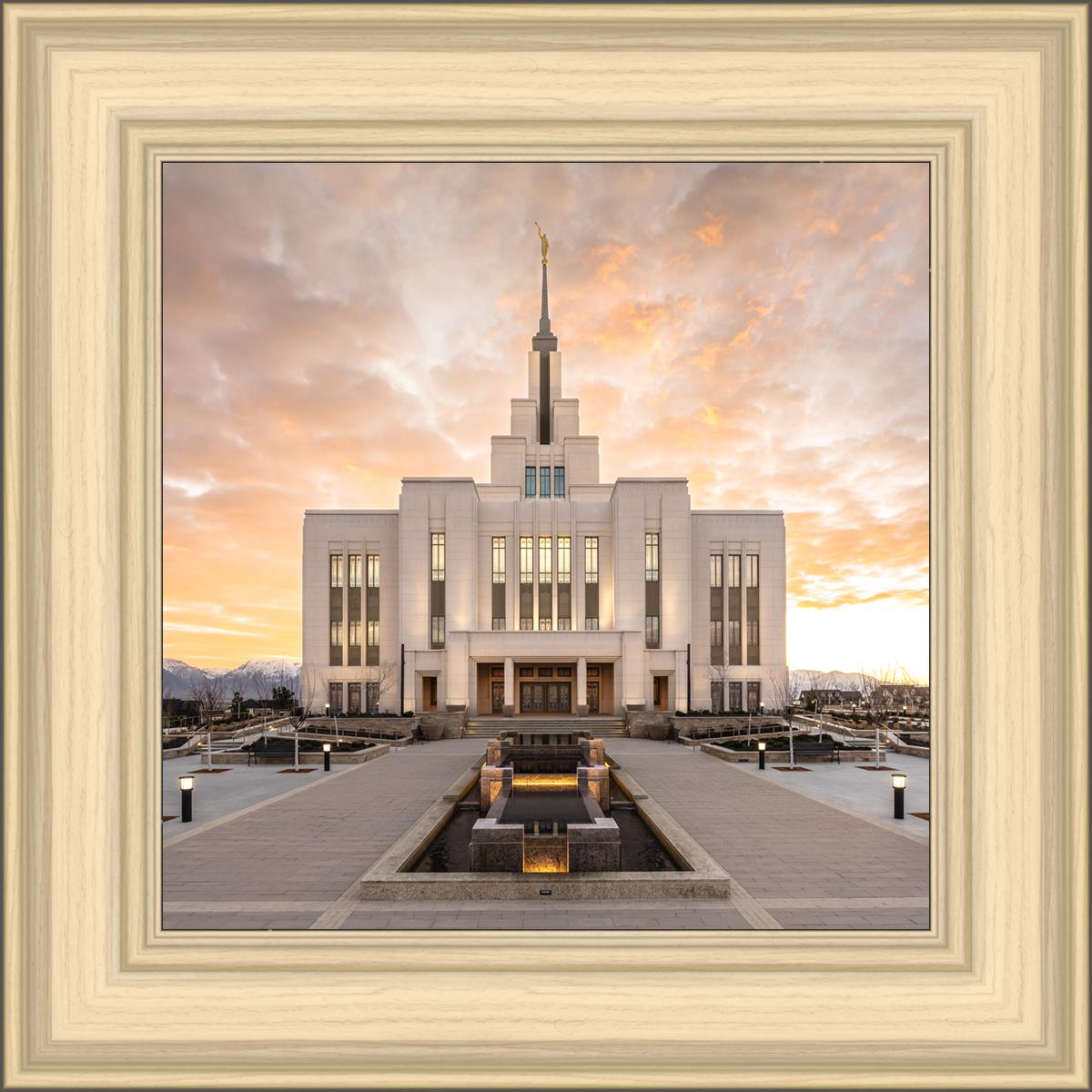 Saratoga Springs Utah Golden Sunrise