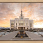 Saratoga Springs Utah Golden Sunrise