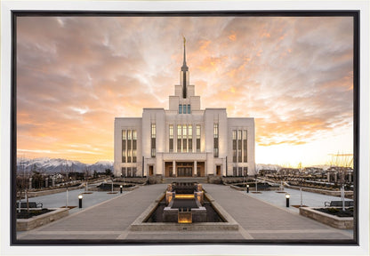 Saratoga Springs Utah Golden Sunrise