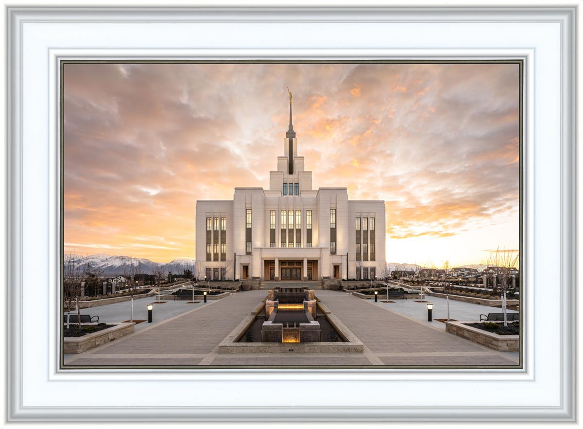 Saratoga Springs Utah Golden Sunrise