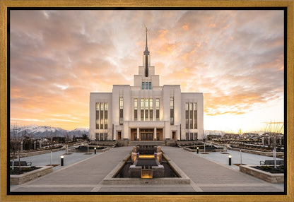 Saratoga Springs Utah Golden Sunrise