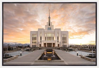 Saratoga Springs Utah Golden Sunrise