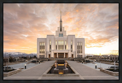 Saratoga Springs Utah Golden Sunrise