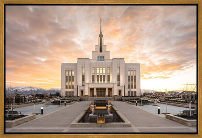 Saratoga Springs Utah Golden Sunrise