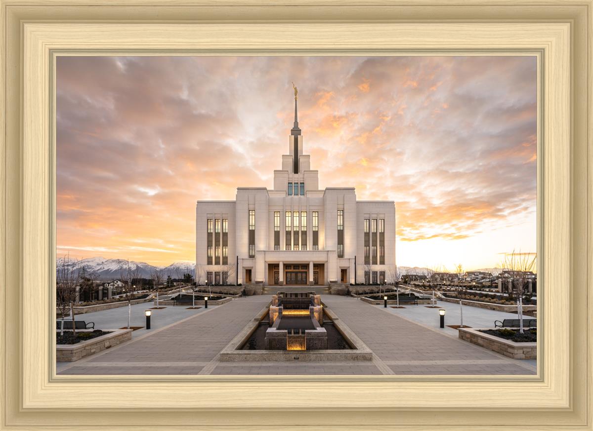 Saratoga Springs Utah Golden Sunrise