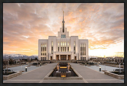 Saratoga Springs Utah Golden Sunrise